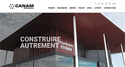 Desktop Screenshot of canam-construction.com